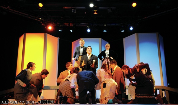 Matthew T. Iovino ’17 as Melchior in “Totally Fucked.”