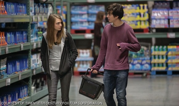 Nat Wolff and Cara Delevingne star as Quentin and Margo in Paper Towns.