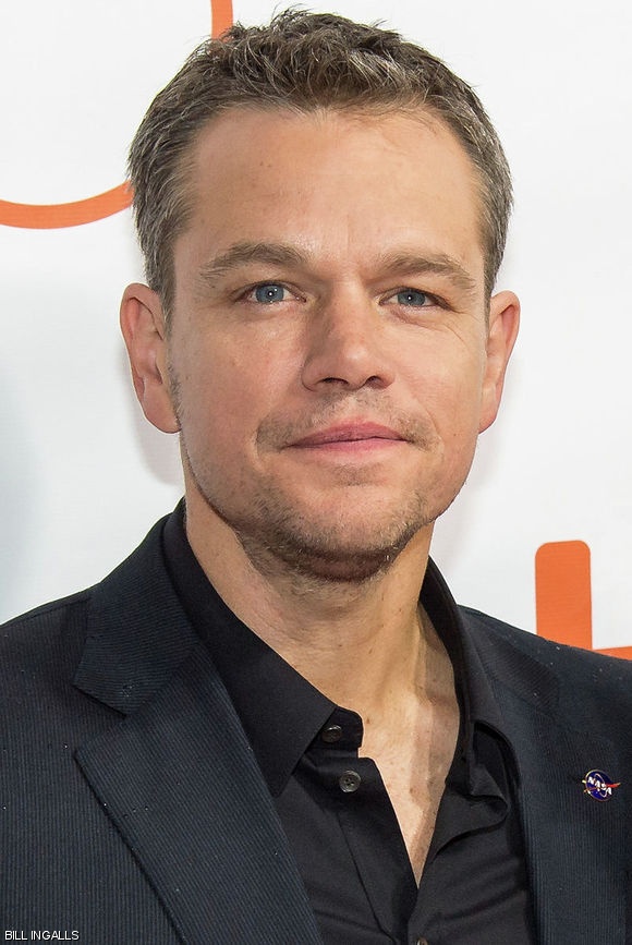 Matt Damon at the world premier of The Martian in Toronto.