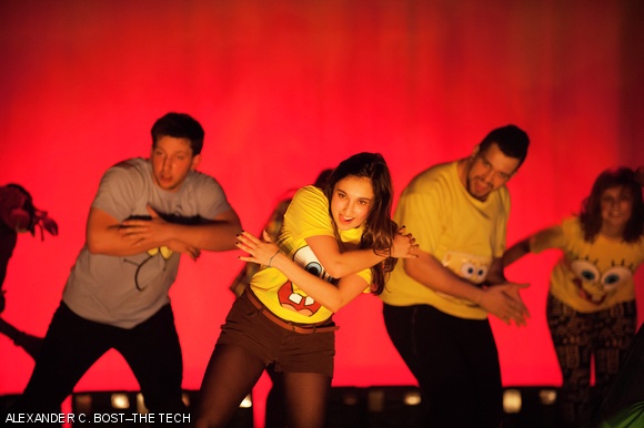 Mitali Kini ’15 leads dancers in “Nautical Nonsense.”