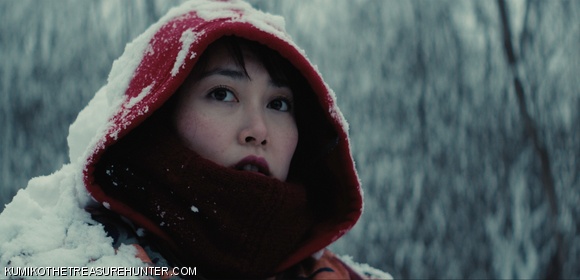 Rinko Kikuchi stars as the title character Kumiko in Kumiko, the Treasure Hunter.