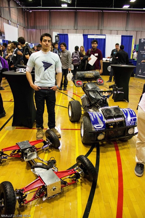 Multiple vehicle projects are shown off.