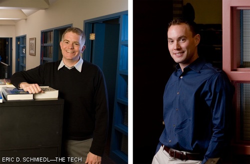 It was announced in early March that Deans Andrew J. Ryder and David N. Rogers (left and right, respectively) would be leaving MIT June 30, 2007.