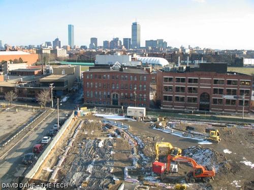 Construction continues at the site of the new Ashdown Graduate Residence (NW35) located at 235 Albany Street, between Warehouse and Sidney-Pacific Graduate Residencies.