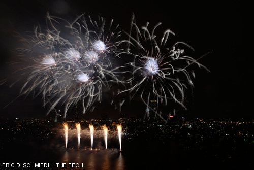 Pyro Spectaculars, the company that produced the fireworks display for Boston's celebration, used new "HD Fireworks" in this year's show. The new fireworks are designed to detonate at lower altitudes with richer colors that work well with the High Definition broadcast.
