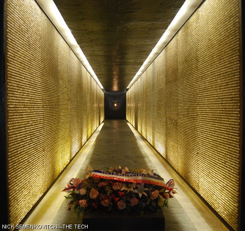 PARIS, FRANCE—Paris’ Deportation Memorial is a tribute to French victims of Nazi concentration camps in World War II. The memorial contains 200,000 illuminated crystals symbolizing those who died in the camps. This photo is part of a series that showcases the summer adventures of Tech staff members.