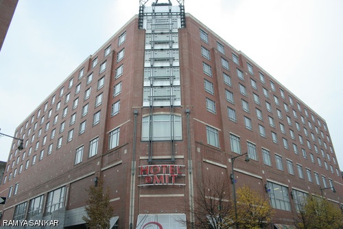The Hotel@MIT (pictured), located on Sidney St. in Cambridge, is being sold by MIT and real estate company Forest City. The sale is expected to close in early December.