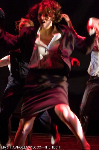 Rachel W. Shearer ’08 performs the “Resident Evil Dance of the Dead,” choreographed by Estevan M. “Milo” Martinez ’08 as part of MIT Dance Troupe’s fall concert. The group will be performing tonight through Sunday in Kresge Little Theatre.