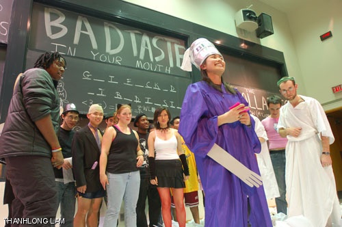 YeeKwan Lo ’08 sings about her drunken freshman experience to the melody of Daniel Powter’s “Bad Day.”
