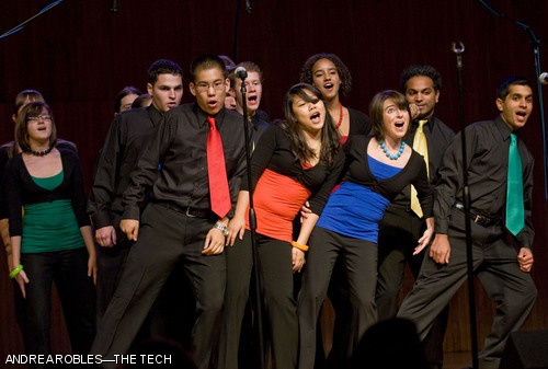 The MIT/Wellesley Toons perform “I’ll Make a Man Out of You” from the movie Mulan on Oct. 18 for the Family Weekend Songfest in Kresge.