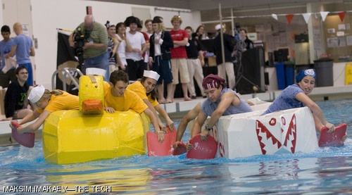 Cardboard Boat Competition, Oct. 10.
