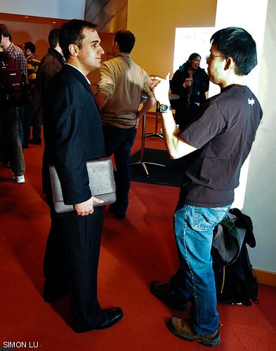 Participants from MIT and Harvard University were invited to brainstorm ideas over the future of the internet at a TechVenture Web 2.0 event this past Friday in the Stata Center. TechVenture is a group of MIT students that aim to bridge the gap between MIT entrepreneurs and Venture Capitalists.