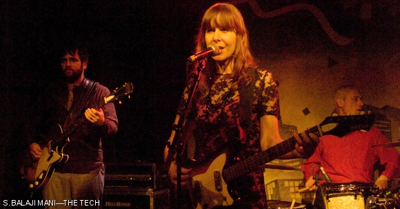 Los Angeles artist Eleni Mandell played new material from Artificial Fire at TT the Bear’s Place in Cambridge on Sunday.