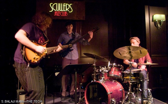 Randy Runyon, Zak Croxall, and Thomas Hartman all joined Morita at Sculler’s last Tuesday. The gig also marked the release of Morita’s debut CD, Colors.