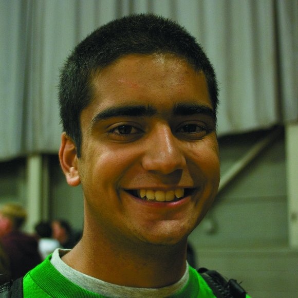 Manyu Belani
Palo Alto, Calif.
Mechanical EngineeringWhat aspect of CPW are you most excited about?
Breaking with Immobilare. I’ve been break dancing for a little while. I’m also excited to come to MIT and start studying.
Are there any events that particularly interest you?
The Bouncy Ball Drop. I just like bouncy balls! I mean, who doesn’t like bouncy balls, you know?
What initially attracted you to MIT?
Just a community of really enthusiastic people who like building stuff and learning about science. I build stuff all the time. I destroy stuff all the time, though.