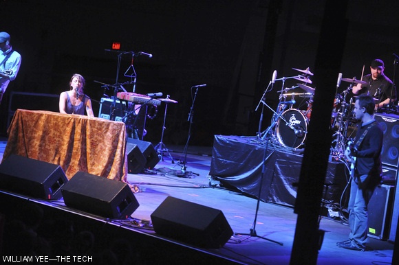 Song writer and vocalist Sara Bareilles, known for her hit song, “Love Song,” plays at the 2009 Spring Concert on April 25.