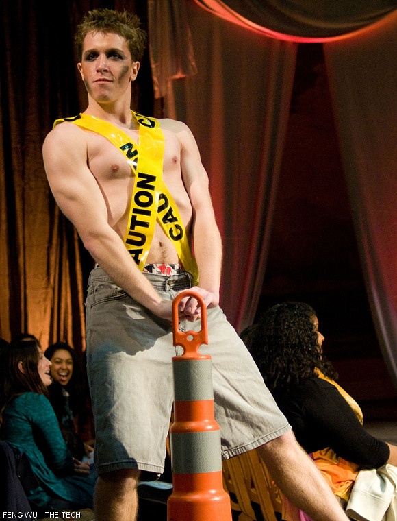 Steven P. Bartel ’10 poses with a traffic cone as part of the MIT couture runway show during Kappa Alpha Theta’s KATwalk on November 11. KATwalk is a benefit fashion show featuring boutiques around the Boston area. Proceeds of the event go to KAT’s national philanthropy, Court Appointed Special Advocates, dedicated to helping abused and neglected children. Check out more photos of the event on page 13.