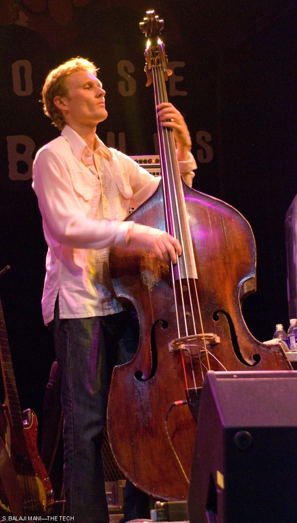 Bassist Chris Wood from Medeski Martin & Wood played on November 13 at the House of Blues. Wood will return to Boston to perform with his brother on December 8 at the Paradise Rock Club.