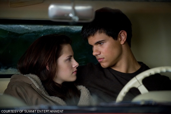 Jacob’s soulful brown eyes mend Bella’s heart in Edward’s absence.