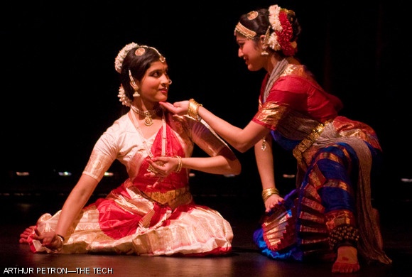 MIT Natya members perform Sakti: Women of Power in Little Kresge on Sunday.