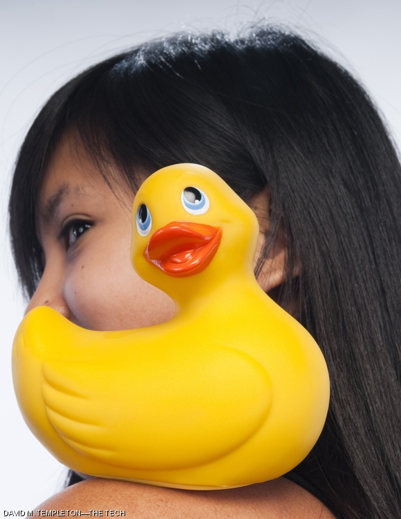 I Rub My Duckie by Big Teaze. Waterproof. For bathtime.