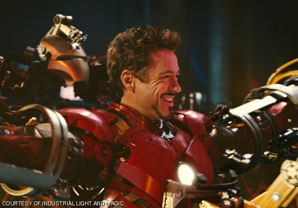 Robert Downey Jr. reprises his role as the charming and ambitious inventor in Iron Man 2.
