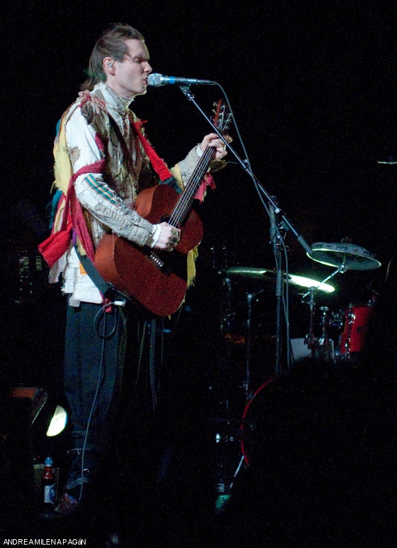 Jónsi captivates the crowd with his hypnotic falsetto at the House of Blues in Boston last Wednesday. The lead singer of Icelandic band Sigur Rós, he is currently on tour promoting his first solo album, Go.
