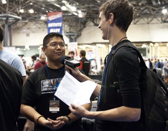 A TEAMLIQUID.NET STAFF MEMBER INTERVIEWS “THEGUNRUN” FOR HFGL.TV’S STARCRAFT 2 ONLINE STREAM. THEGUNRUN IS ONE OF THE TWO CO-CASTERS FOR THE INTEL EXTREME MASTERS STARCRAFT 2 AMERICAN CHAMPIONSHIP FINALS TOURNAMENT HELD AT NEW YORK COMIC CON 2010.