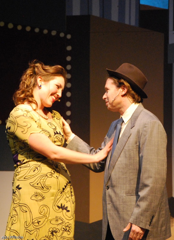 Adelaide (Kerry Brooke Steere) tries to persuade Nathan Detroit (Stever Robbins ’86) to get married, after fourteen years of being engaged. MIT’s Musical Theatre Guild will be performing Guys And Dolls Friday, Saturday and Sunday at 8 p.m. in La Sala de Puerto Rico. Matinees at 2 p.m. will also be held on Saturday and Sunday.