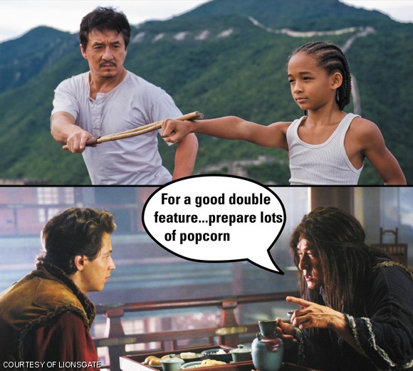The Forbidden Karate Kid: Jackie Chan films about Western youth improving themselves through martial arts — ideal for an evening in with your fellow training-montage fans and cartons of Chinese takeout.