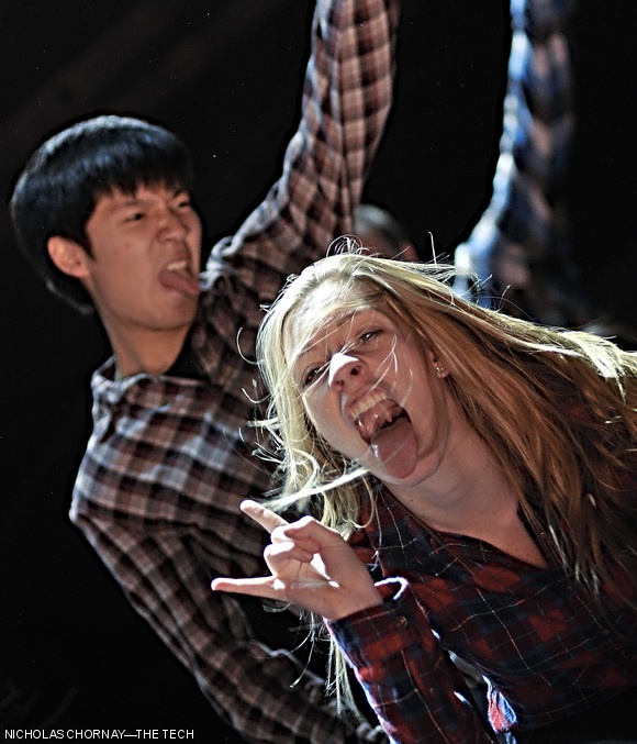 Mason Tang G and Lauren T. Berry ‘13 rehearse Thursday in preparation for the upcoming show, DanceTroupe in 3D.