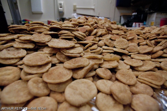 As part of Bad Ideas weekend, students in East Campus baked 10,000 cookies.