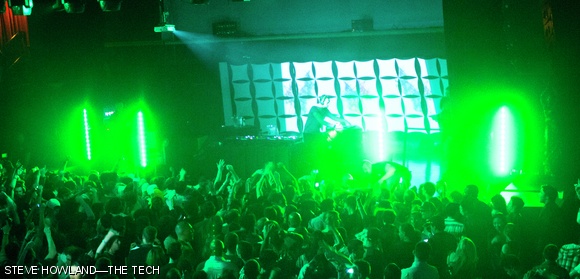 Tiësto lit up Boston’s Royale nightclub on Monday. Tiësto, world-renowned for trance and electronic music, is currently on a U.S. tour and mixed live in Boston from April 4–6 for thousands of techno fans. Recently voted “The Greatest DJ Of All Time,” Tiësto is one of a number of artists in the growing electronic music industry. The Royale crowd was young and energetic, the music was amazing, and the lights and dancers kept everyone entertained for hours.