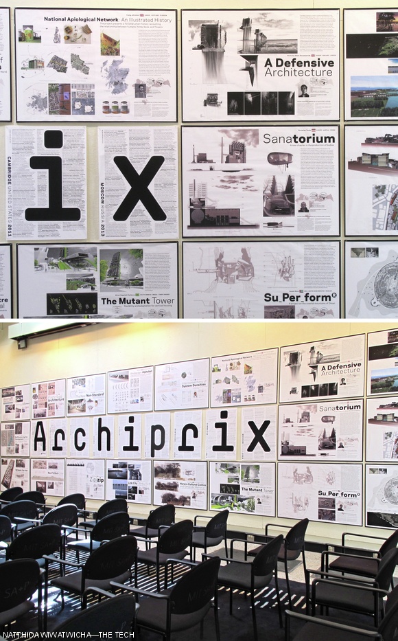 As part of Archiprix International, 304 graduation thesis projects by graduate students in architecture, urban design, and landscape architecture from around the world are on display on the fourth floor of Building 7. In 1865, MIT became the first university to establish an architecture program in the U.S. and facilitated the development of the Modernist movement in this country.