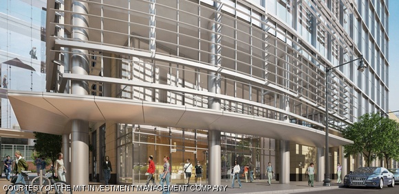 610 Main Street concept art. The laboratory/office building will replace a surface lot.