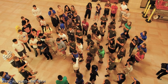 Most freshmen arrived on campus this week to participate in one of about 20 pre-orientation programs. On Wednesday night, close to 100 of these freshmen gathered to play Capture the Flag in the tunnels under and around the Infinite Corridor.