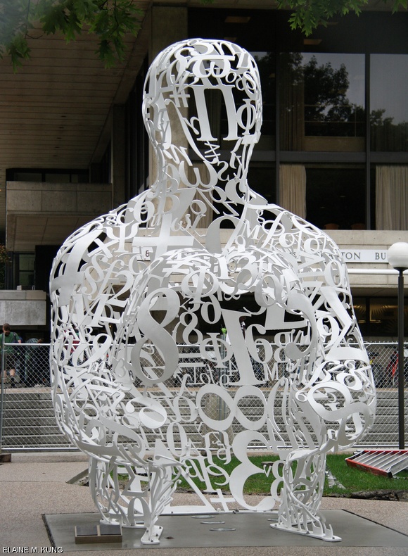 Alchemist, originally on loan, will now call the Institute home. The sculpture was gifted to the Institute “in honor of all the alumni who have helped support MIT over the years.”