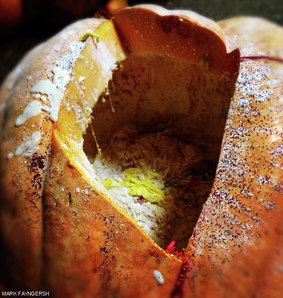 The largest pumpkin dropped was filled with all sorts of fun!