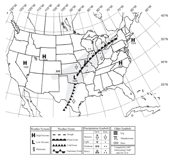 Situation for Noon Eastern Time, Tuesday, November 8, 2011
