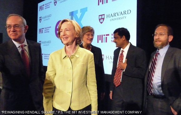 MIT’s zoning proposal will address four areas of Kendall Square that MIT controls. The south side of Main Street; an extended outdoor “infinite corridor” from E25 to E53; a riverwalk from Point Park down Wadsworth Street to the Charles River; and the region between One Broadway and Broad Canal, where MIT intends to build a new building.
