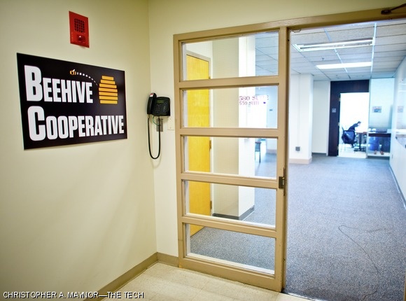 The Beehive Cooperative is a startup incubator located in E52 that houses and supports over 40 MIT-affiliated entrepreneurial teams.