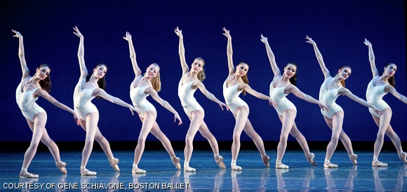 Balanchine’s energetic Symphony in Three Movements rounds off Boston Ballet’s Simply Sublime. The whimsical piece brought the ballet to a sweet conclusion.