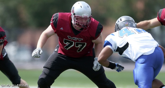 Ethan E. Peterson ’13, senior captain of the MIT football team, is this week’s Athlete of the Week. Peterson was recently named as one of 15 recipients of the National Football Foundation Nation Scholar-Athlete Award.