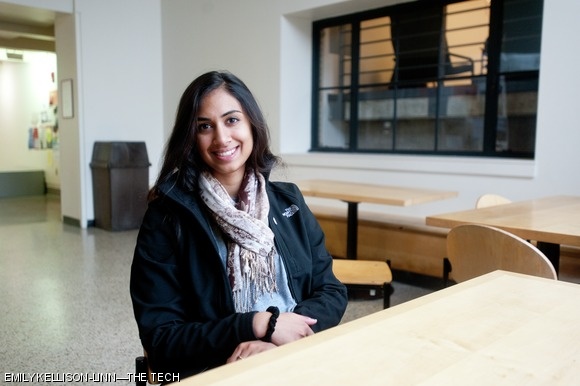 Divya Srinivasan ’13 is one of the co-founders of the student support service Peer Ears, along with Emad Taliep ’14. Peer Ears aims to train students to help direct their peers to MIT mental health resources, and hopes to launch in the fall.