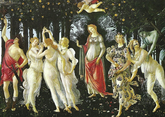 Bird examines Sandro Botticelli’s Primavera, also known as Allegory of Spring, as an example of allegory (#34).