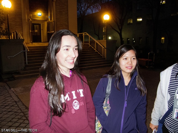 Dana Vigue (left).