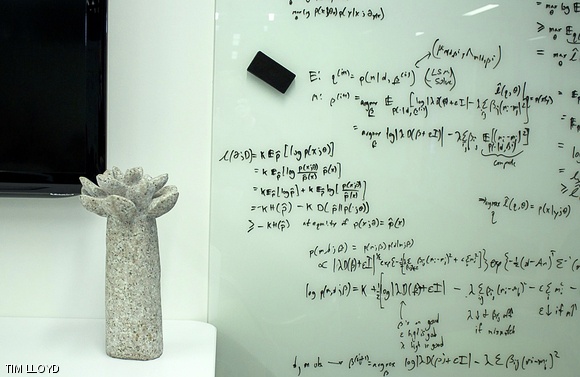 The sculpture rested in the second floor lobby of the Earth, Atmospheric, and Planetary Sciences Department.