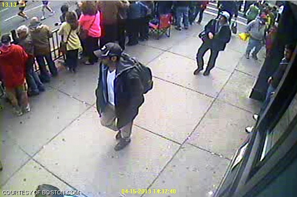 On Thursday, the FBI released images of two suspects involved in the Boston Marathon bombings that occurred on Monday. Two bombs exploded near the finish line of the Boston Marathon, killing three people and injuring over a hundred people.