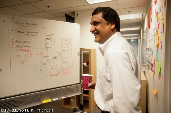 The edX “orgboard” near the office entrance holds the name and photo of every edX employee.