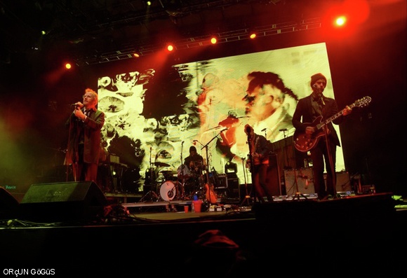The National performing at the Boston Calling Music Festival. The festival took place Memorial Day Weekend, and the lineup featured The National in addition to FUN, Andrew Bird, Ra Ra Riot, Matt &amp; Kim, and The Shins, among others. The festival returns Saturday and Sunday, Sept. 7 and 8 at City Hall Plaza in Boston.